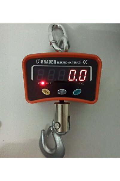Brader 500 Kg Büyük Ekran Vinç Terazi-calaskar Baskül-2 Yıl Garantili