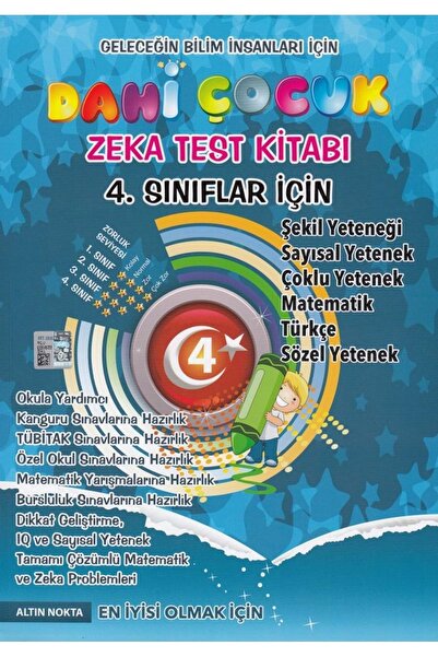 Altın Nokta Yayınları Güncel Baskı 4. Sınıf Dahi Çocuk Kanguru Olimpiyat Zeka...