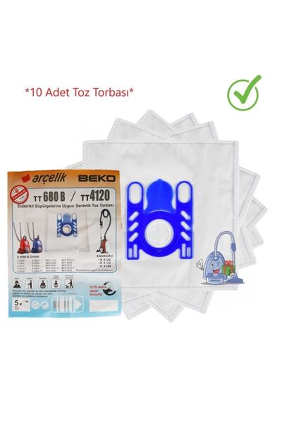 Arçelik Beko Tt680b - Σακούλα ηλεκτρικής σκούπας