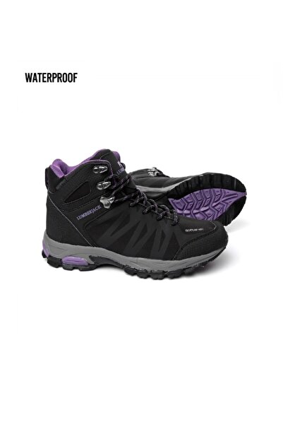 lumberjack 100420748 Andor Wmn Hı Μαύρο-μωβ Αδιάβροχο