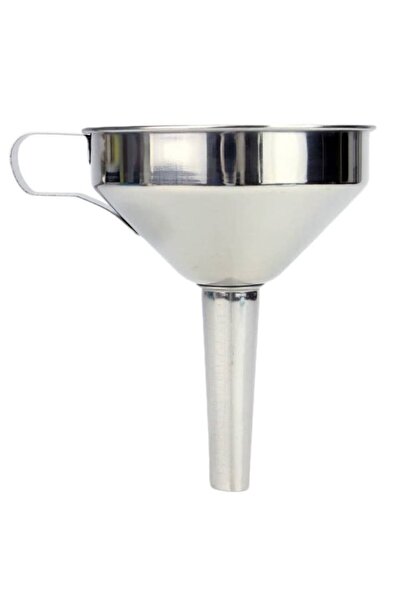 OEM 25 Cm Paslanmaz Çelik Mazot Hunisi Metal Yağ Hunisi Metal Reçel Hunisi