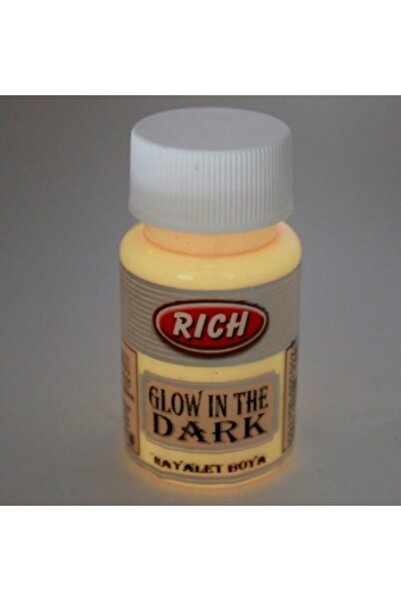 Rich Karanlıkta Parlayan Hayalet Boya Glow In The Dark 3006 Turuncu 50 Cc