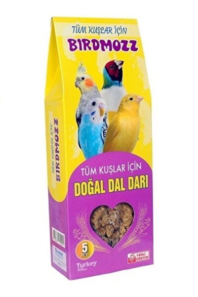BirdMozz Doğal Sarı Dal Darı 5 Li Paket 1 Adet
