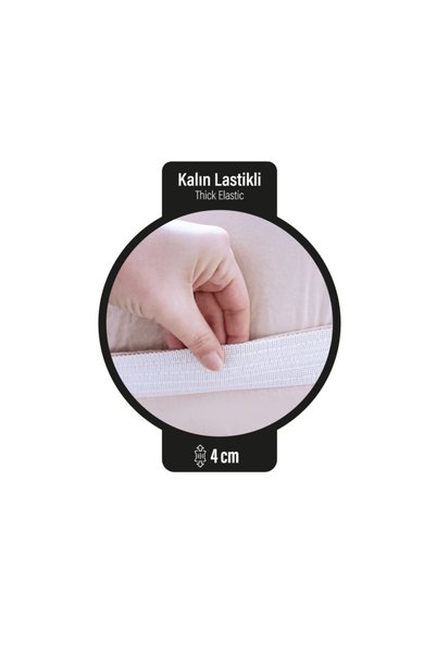 NESCO %100 Pamuk Çift Kişilik Lastikli Çarşaf Takımı (kalın Lastikli) Patentli Ürün