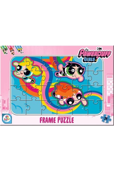 LAÇO Kids Powerpuff Girls 24 Piece Frame Puzzle Ppg7604