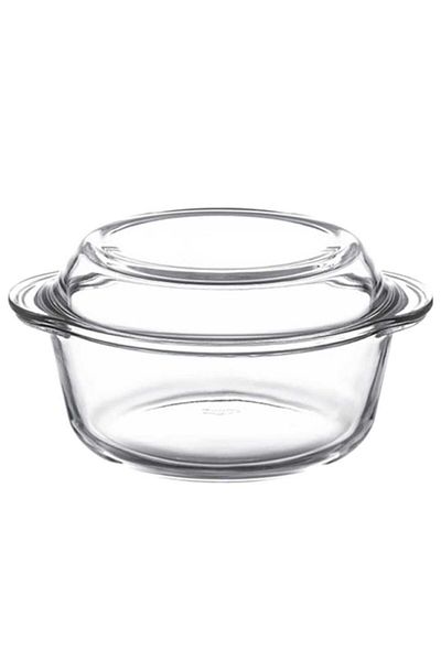 Paşabahçe Pyrex Round Mini Saucepan with Lid 59033