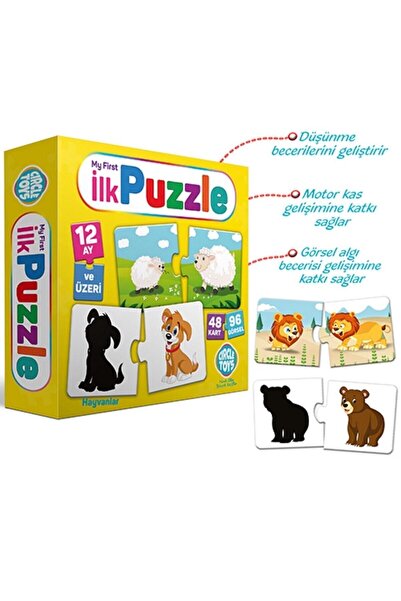 Circle Toys Özlem Toys My First Ilk Puzzle Algılama Koordinasyon Kavrama Düşü...