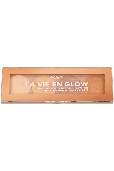 L'Oreal Paris La Vie En Glow Highlighting Powder Pallette Warm Glow Aydınlatı...