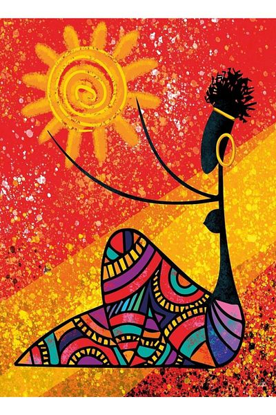 Nova Puzzle 1000 Pieces Sun And African Woman - 41059