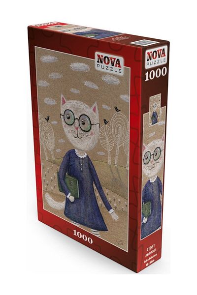 Nova Puzzle Nova 1000 Piece Smart Cat Puzzle - Sofia Saburova