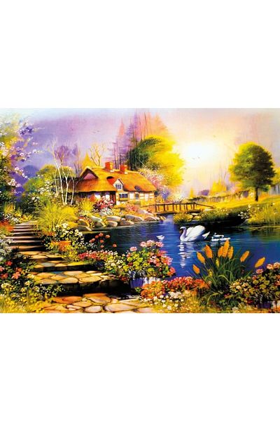 Nova Puzzle Nova 41067 - 1000 Piece Swan Garden Puzzle