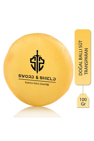 Sword & Shield صابون شفاف بحليب العسل الطبيعي من إس آند إس