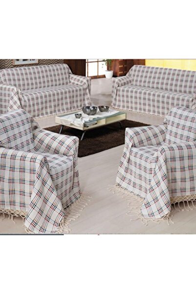 abnturk Denizli Buldan Bezinden 1 Adet Koltuk Örtüsü 180x230cm Çok Amaçlı Pam...