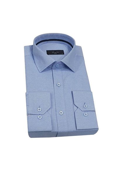 ADVANTE Cămașă pentru bărbați din satin de bumbac slim fit 4926