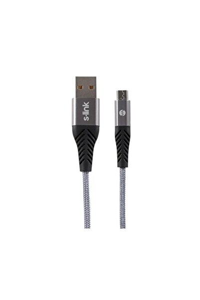 S-LINK Hızlı Şarj Micro Usb 3a Şarj Ve Data Kablosu