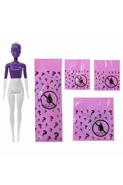 Barbie Color Reveal Renk Değiştiren Sürpriz Renk Bloklu Bebekler Seri 2 Gwc56