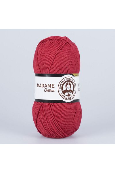 Ören Bayan Madame Cotton Hand Knitting Thread 100 Gr 009 Red