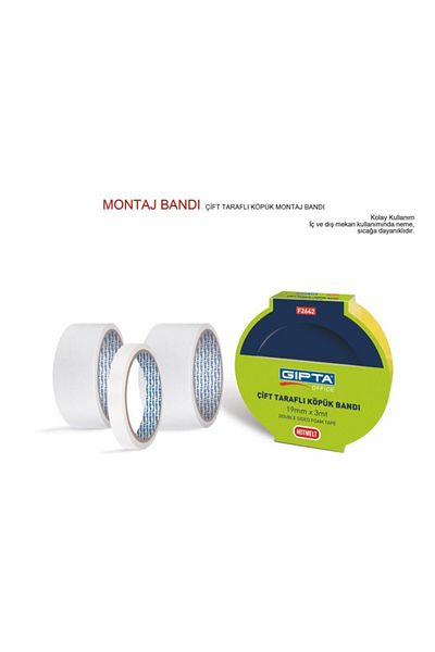 Gıpta 4-f264100-5001 Tape - Double Sided Foam Mounting Tape 15mmx3mt