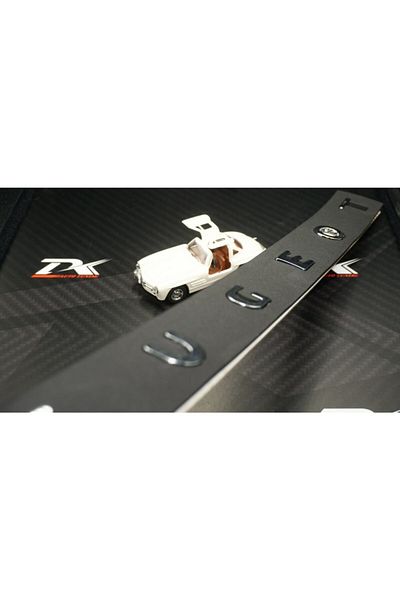 Peugeot Bagaj lung cromat de nouă generație 3m 3d cromat Abs emblemă lungă cu logo