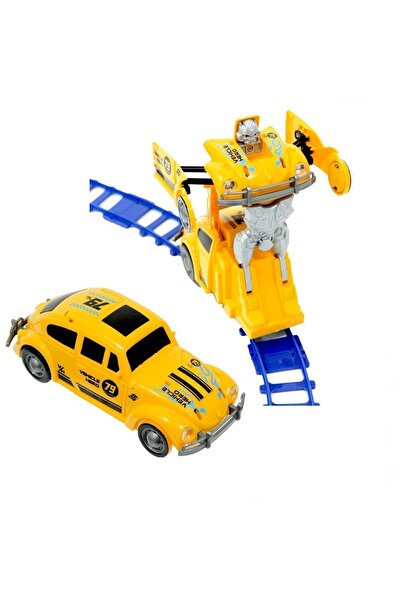 Genel Markalar Marka: Robot Track Raylı Pilli Robota Dönüşen Araba Kategori: ...