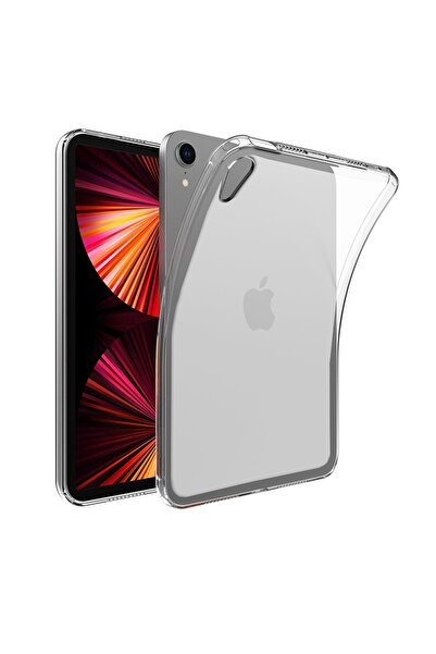 Microcase Ipad Mini 6.nesil 2021 8.3 Inch Tablet Silikon Kılıf - Buzlu Şeffaf