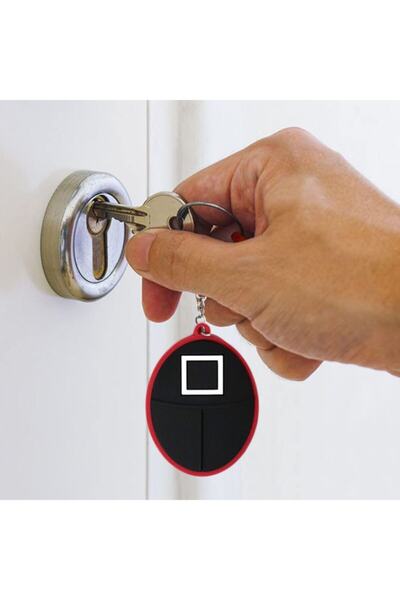 Yenigeldi سلسلة مفاتيح على شكل لعبة الحبار