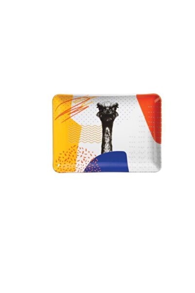 Kütahya Porselen Madagaskar Ostrich 18x13 Kayık Tabak Tan06t43011157