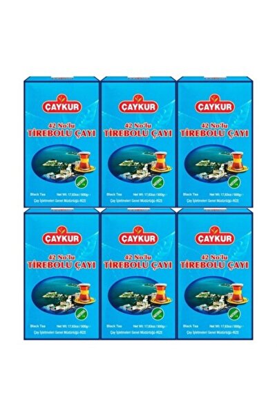 Çaykur 42 Nolu Tirebolu Çayı 500 Gr X 6 Adet
