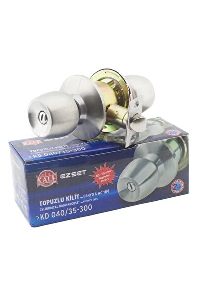 KALE Ezsettopuzlu Lock Satin Keyless WC & Bathroom
