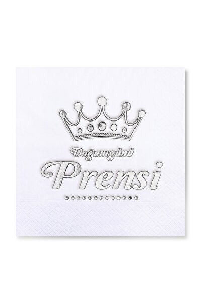 Story مناديل ورقية بيضاء اللون مقاس 33 × 33 سم لعيد الميلاد برنس مكونة من 16 ...