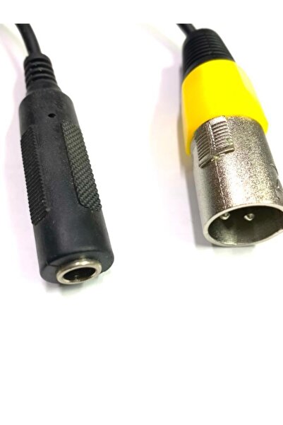 YKA Xlr Erkek - 6.3mm Mono Dişi Çevirici Kablo