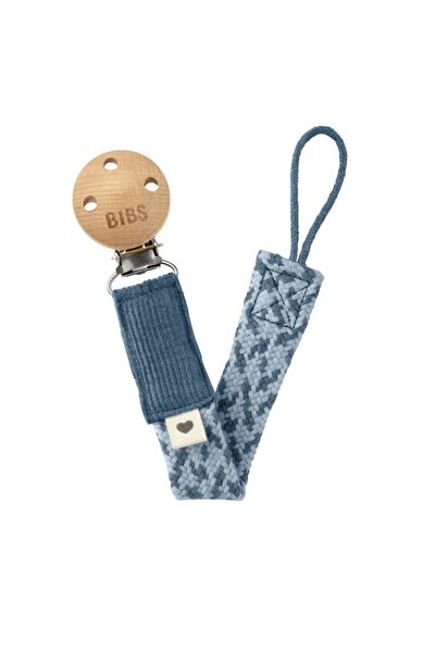 Bibs Paci Braid Emzik Askısı Petrol / Baby Blue