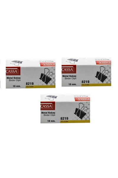 Cassa 8219 Μεταλλικός σφιγκτήρας 19 mm 3 Πακέτο