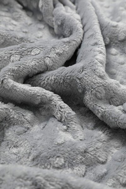 Merinos Pearl Tomurcuk Двоспальне ковдра 200x220 - Сірий