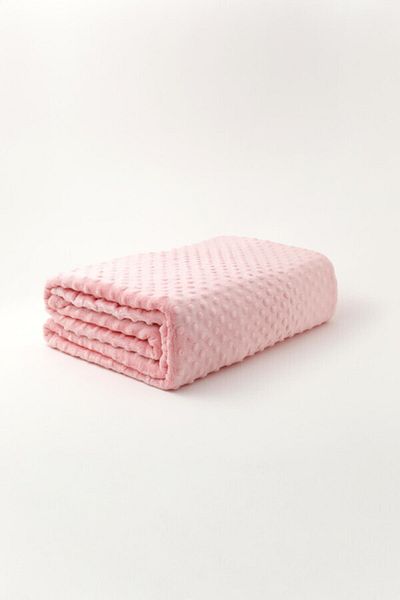 Merinos Pearl Bud Double Blanket - Light Pink 200x220