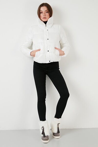 ONLY 15234958 Γυναικείο παλτό Onlanja Otw Γάλα καρύδας