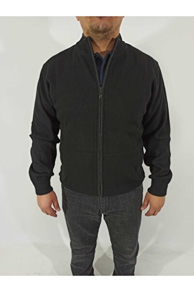 DCN سترة صوفية بسحاب من صوف الحمل الناري-6521