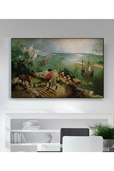StellaStore Pieter Brueghel - Ikarus'un Düşüşü Kanvas Tablo