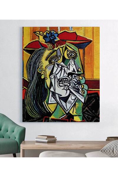StellaStore Pablo Picasso Ağlayan Kadın Kanvas Tablo
