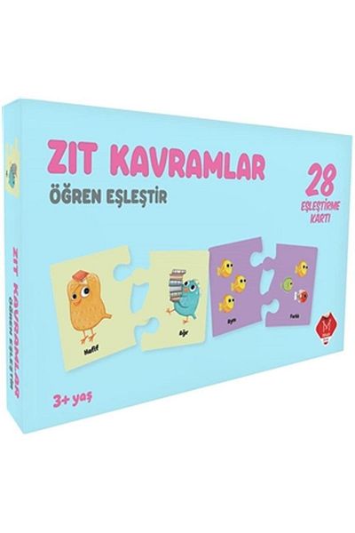 Mikado Yayınları Opposite Concepts - Learn Match (Age 3+)