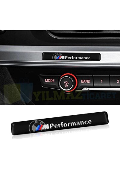 yılmazetic Bmw M Performance Torpido Konsol Logo Arma Amblem Siyah Metal Yüks...