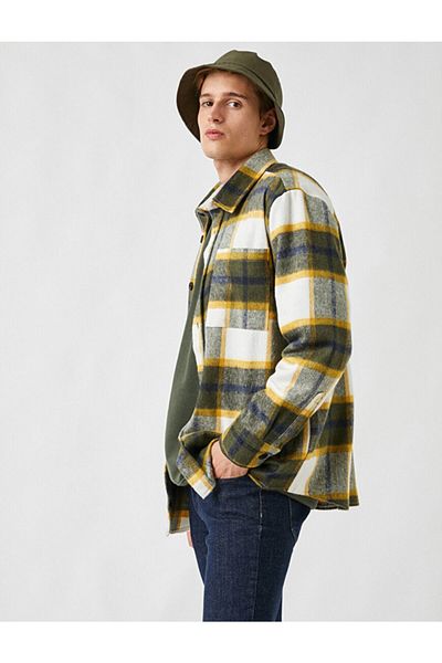 Koton Jachetă cămașă în carouri Lumberjack