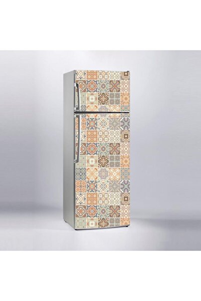 StickerArt Buzdolabı Sticker Kaplama Dolap Kaplama Etiketi Renkli Fayans Desen