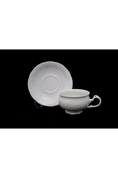 thun Tulıp Yesıl Çay Takımı 29 Parça El Yapımı Porselen Çay Seti