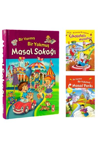 Timaş Çocuk Bir Varmış Bir Yokmuş Masal Sokağı+çikolatalı Masallar+masal Park...
