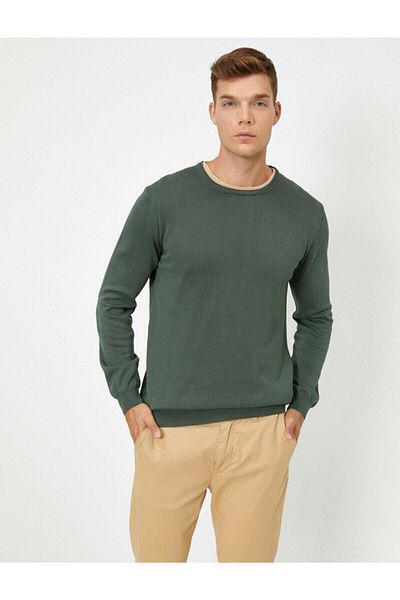 Koton Pullover - Grün - Regular Fit
