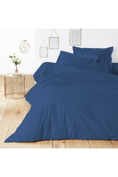 NESCO Set cuvertură de pilota unică Ranforce 100% bumbac (2 perne) cu fermoar