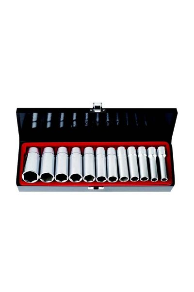 Rico Rc1212sd Long Deep Socket Set 1/2" 12pcs 6 Corners