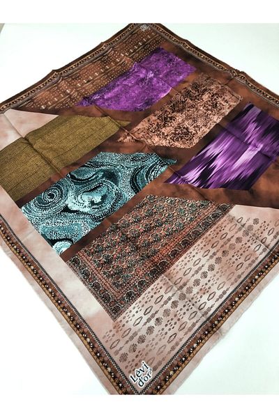 Levidor Γυναικείο μεταξωτό μαντήλι Twill I-2832