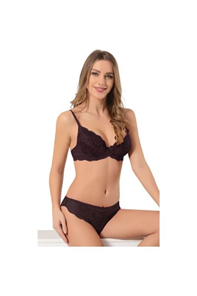 NBB Kadın Destekli Dantelli Sütyen Takım 4618